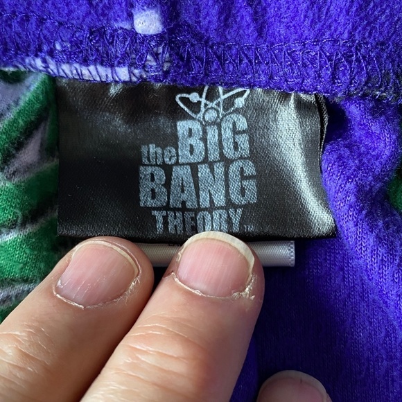 The Big Bang Theory Men's Bazinga!‎ Sleep/Lounge Flannel Pants Size Large - Picture 7 of 15